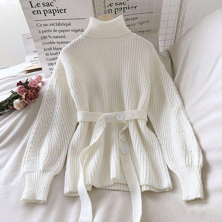 White - Eva Statement Luxury Sweaters