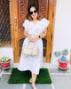 Mimi Ruffled Cotton Dress - Alamode By Akanksha