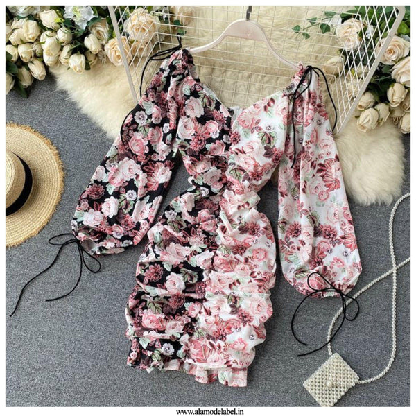 Rosito Floral Dress - Alamode By Akanksha