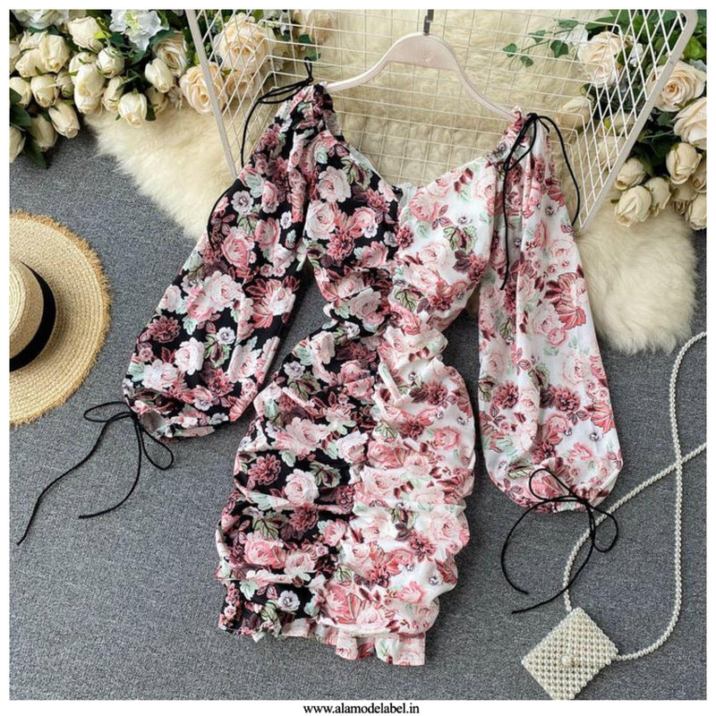 Rosito Floral Dress - Alamode By Akanksha