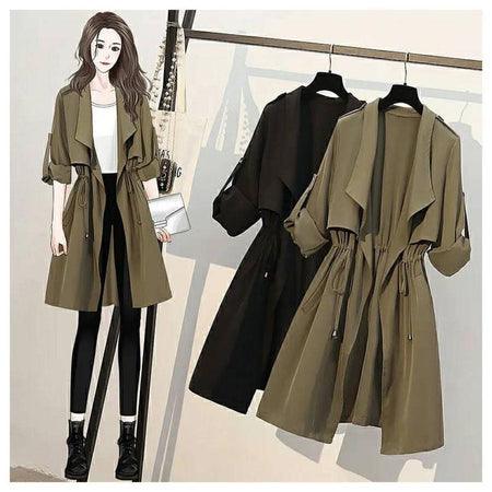 Green - Stevia Trenchcoat
