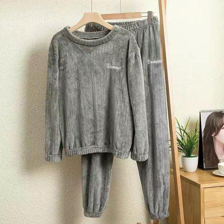 Grey - Pesto Fleece Nightsuit