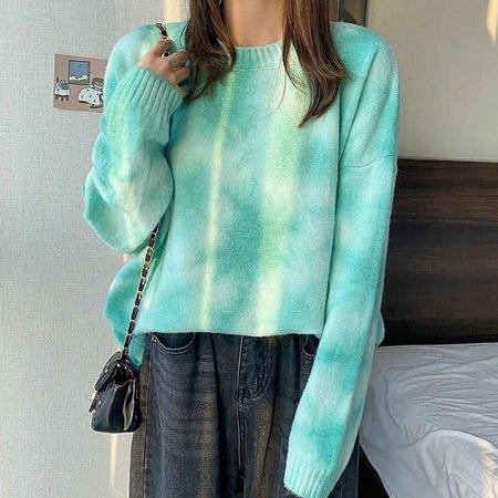 Green - Tie and Dye Pullovers