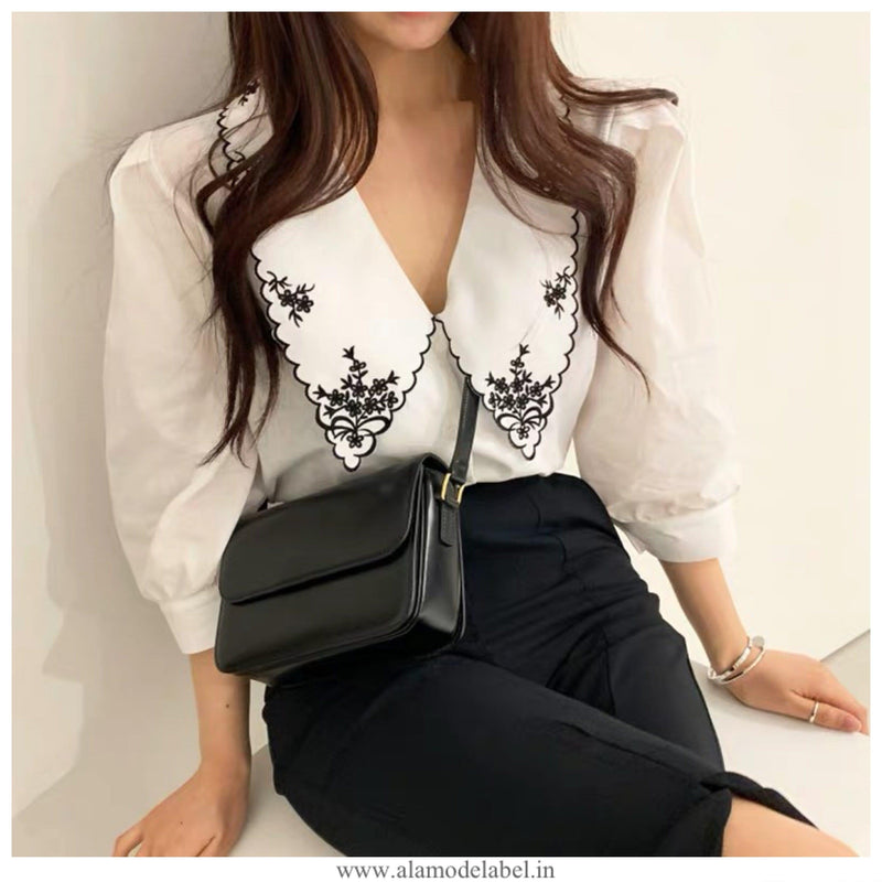 Tempa Vintage Blouse - Alamode By Akanksha