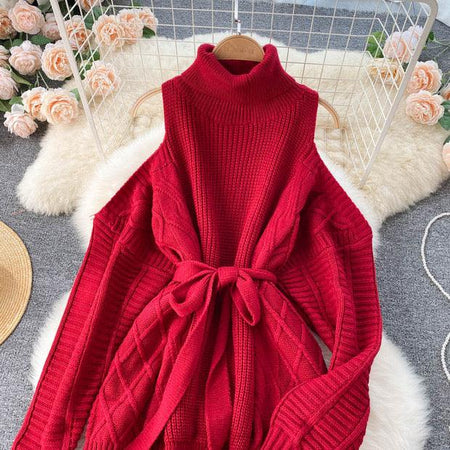 Labea Cold Shoulder Sweater - Alamode By Akanksha