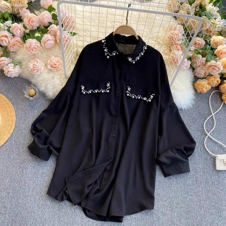 Black - Jetty Statement Formal Shirt Dress