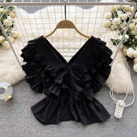 Black - Sharon Statement Top