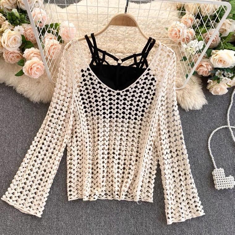 Lebanon Crochet 3 Pc Set - ResortWear - Alamode By Akanksha