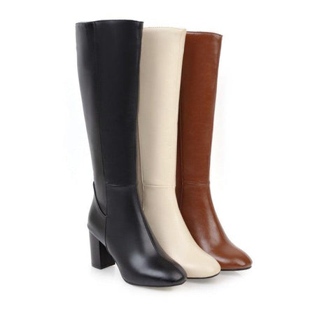 Brown - Isabelle Leather Boots