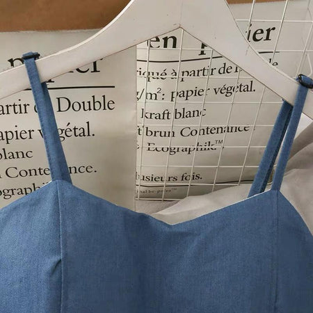 Suzie Denim Romper - Alamode By Akanksha