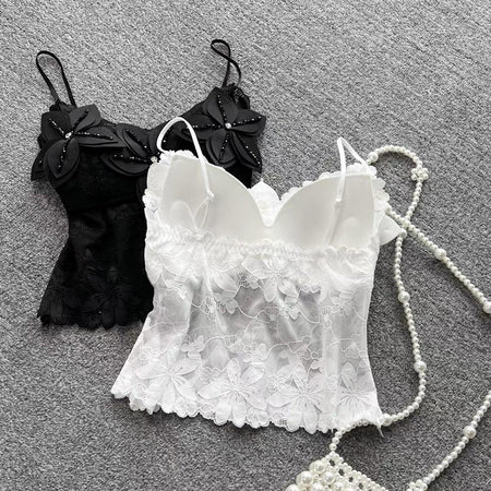 Beth Flower Camisole - Alamode By Akanksha