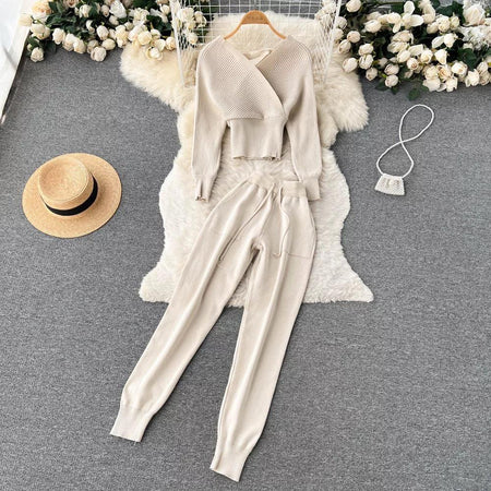 Beige - Simone Statement Coord Set