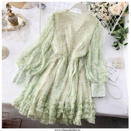 Tennah Floral Dress - Alamode By Akanksha