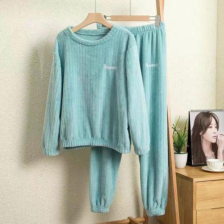 Blue - Pesto Fleece Nightsuit