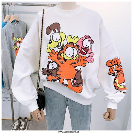 White - Teq Sweatshirt - Luxury Collection