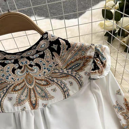 Santorini Vintage Dress - Miss Mosa By Akanksha