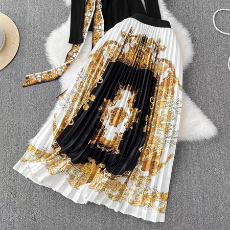 Madine Vintage Coord Set with Belt - Miss Mosa By Akanksha