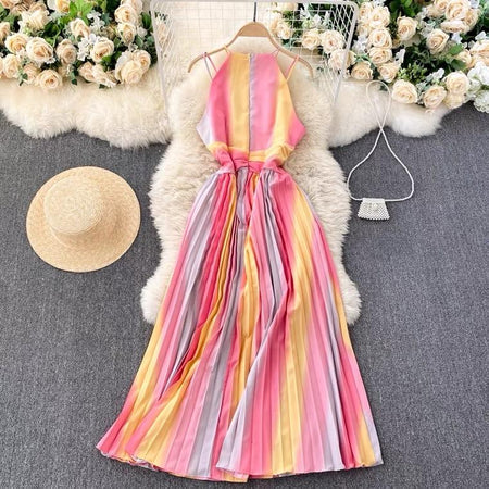 Code 1 - Celia Halter Neck Dress