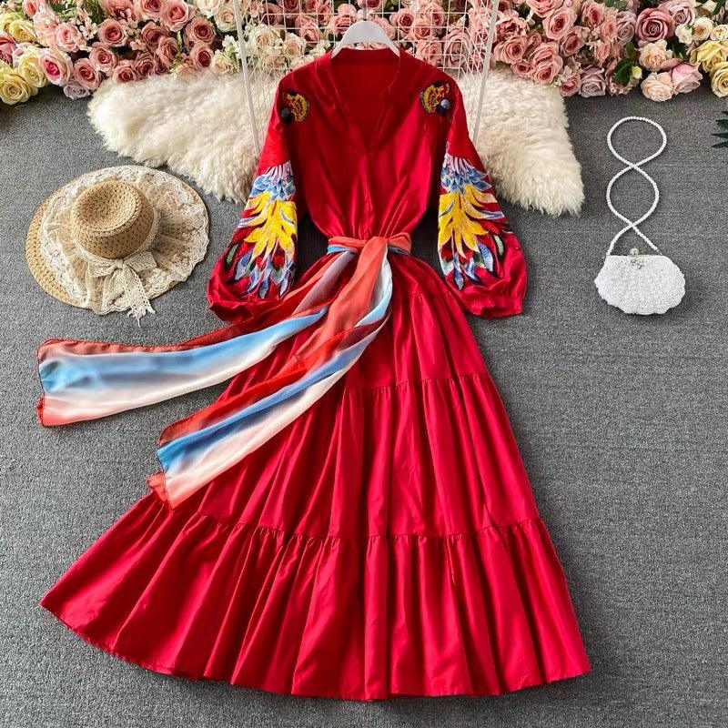 Farrah Luxury Embroidered Dress - Alamode By Akanksha