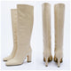 Isabelle Leather Boots - Alamode By Akanksha