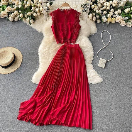 Maroon - Rio Statement Coord Set