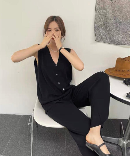 Jemmy Ribbed Coord Set - Alamode By Akanksha