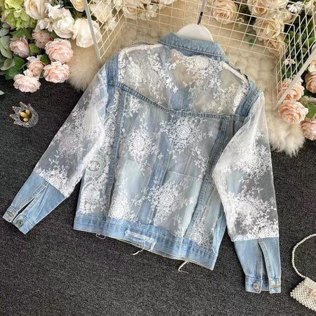 Patchwork Denim Jacket - Alamode By Akanksha