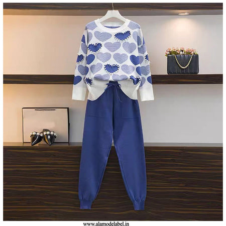 Blue - Bestel Heart Coord - Full Sleeves