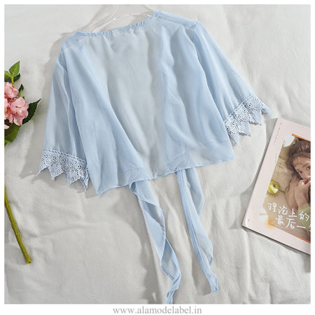 Pilbury Dress and Cape - Alamode By Akanksha