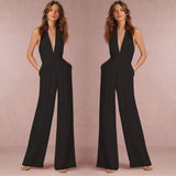 Laurie Halter Neck Jumpsuit - Alamode By Akanksha