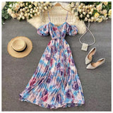 Cathy Pleated Dress - Alamode By Akanksha