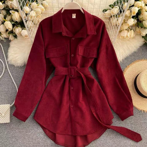 Blater Corduroy Shirt - Alamode By Akanksha