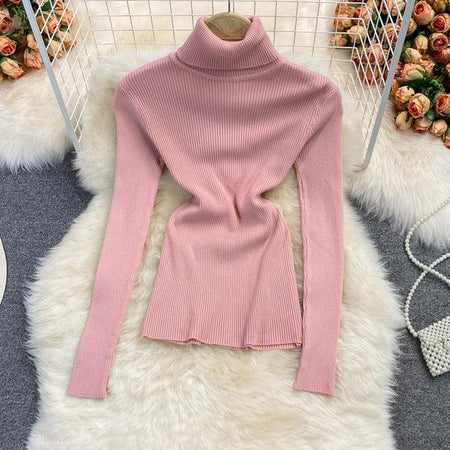Pink - Laurent Turtleneck Sweaters