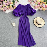 Rhonda Pleated Dress - Alamode By Akanksha