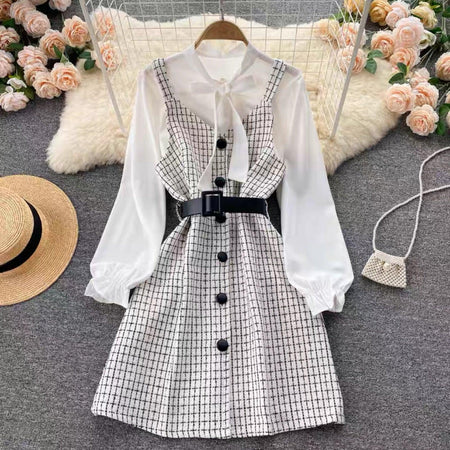 White - Getty Statement Dress