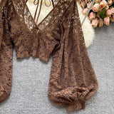 Silvia Luxury Lace Blouse - Alamode By Akanksha