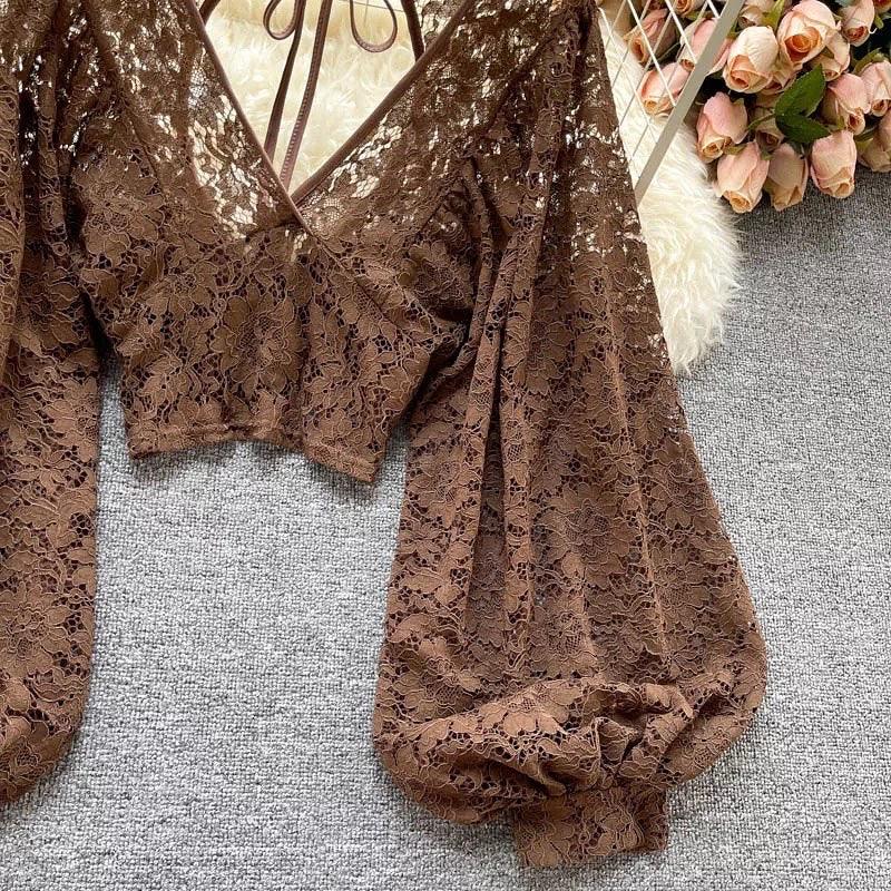 Silvia Luxury Lace Blouse - Alamode By Akanksha