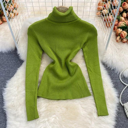 Green - Laurent Turtleneck Sweaters